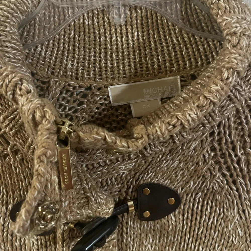Michael Kors‎ Brown Toggle Cardigan